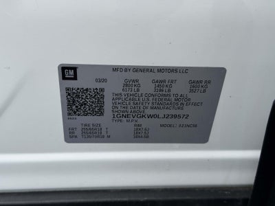 2020 Chevrolet Traverse AWD LT Cloth