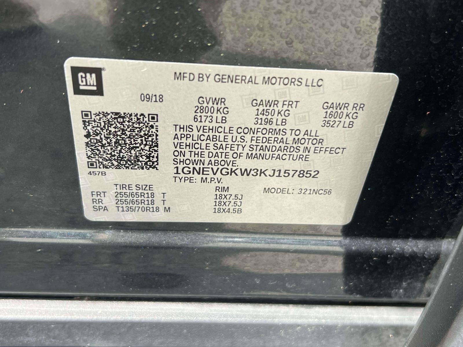 2019 Chevrolet Traverse 1LT