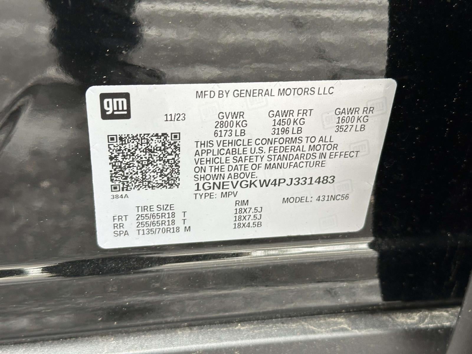 2023 Chevrolet Traverse AWD LT Cloth