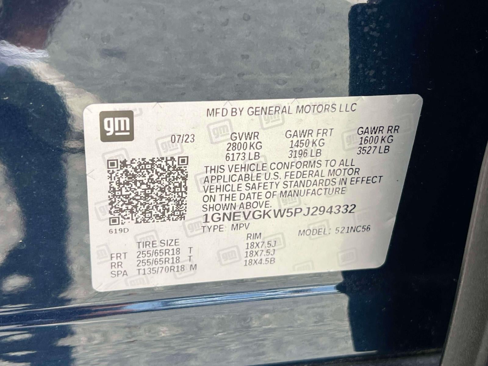 2023 Chevrolet Traverse AWD LT Cloth