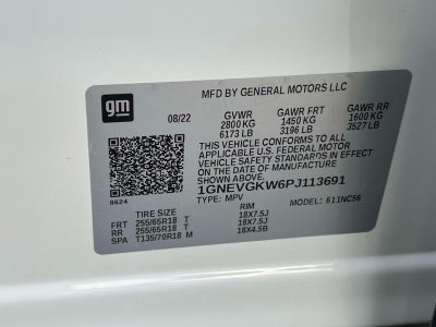 2023 Chevrolet Traverse AWD LT Cloth