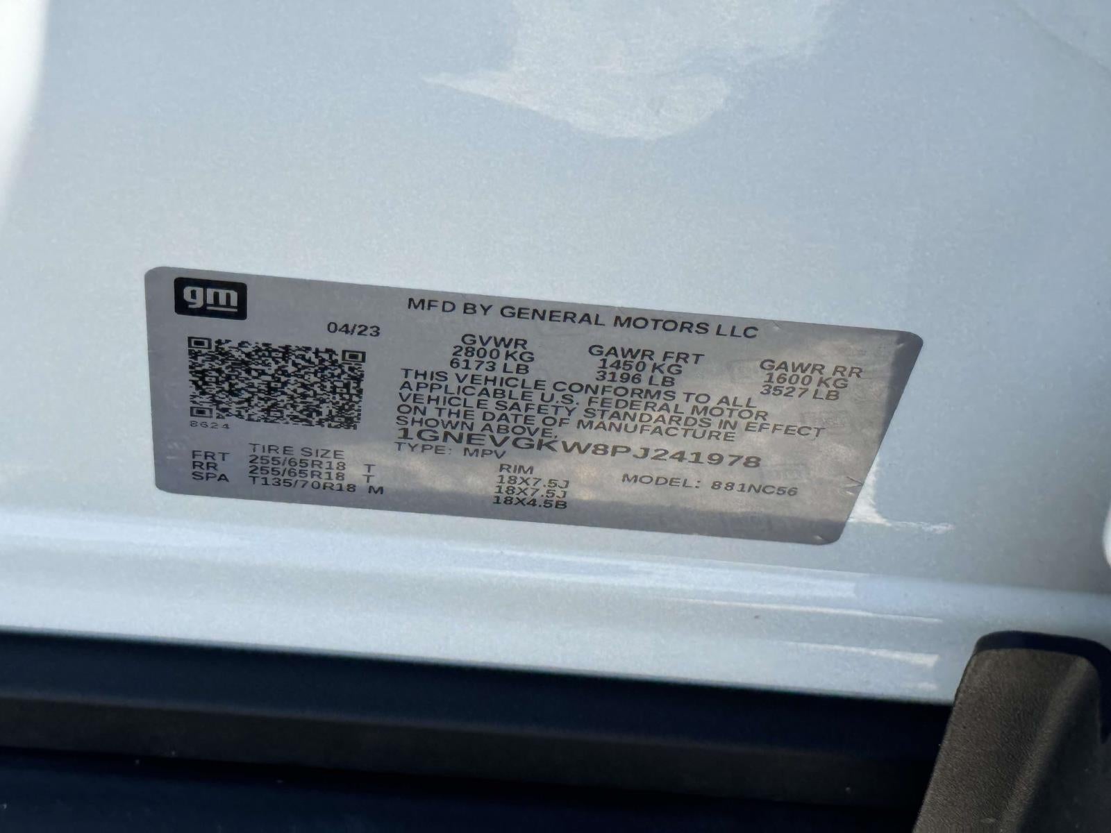 2023 Chevrolet Traverse AWD LT Cloth