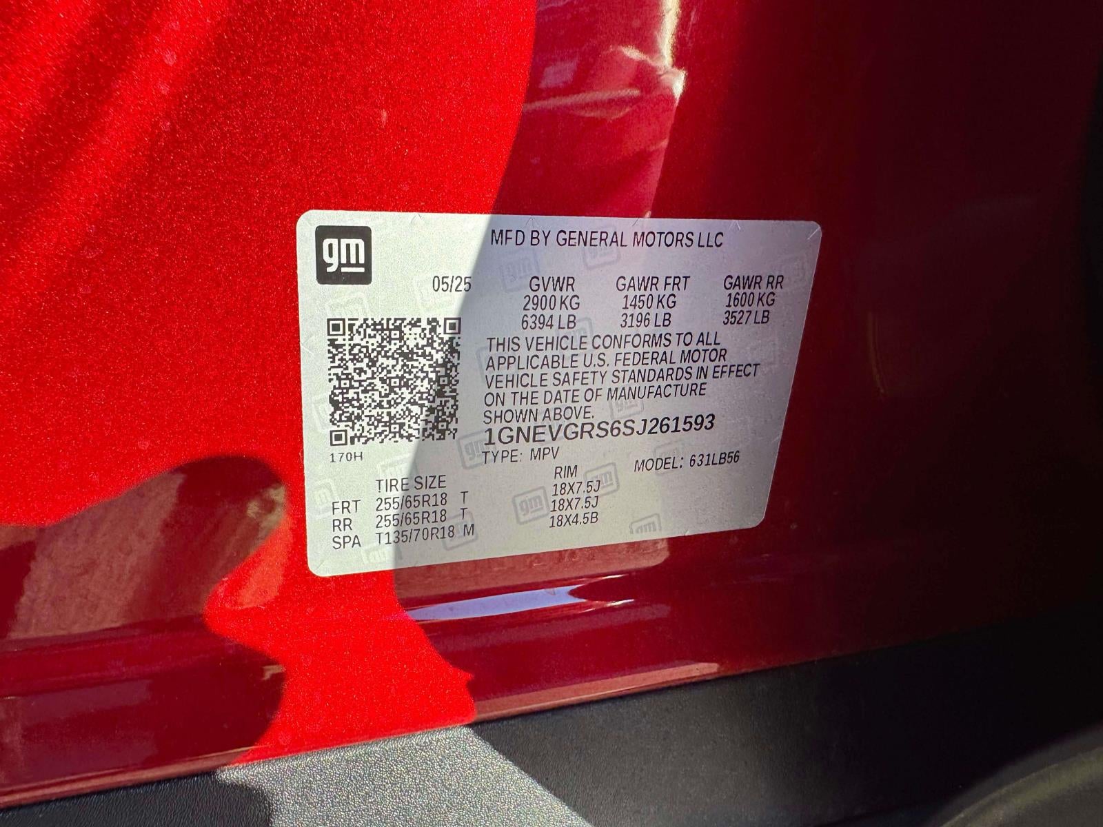 2025 Chevrolet Traverse AWD LT