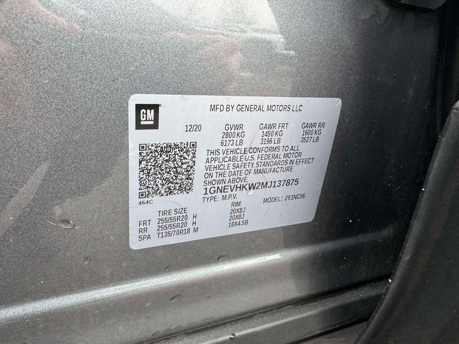 2021 Chevrolet Traverse AWD LT Leather