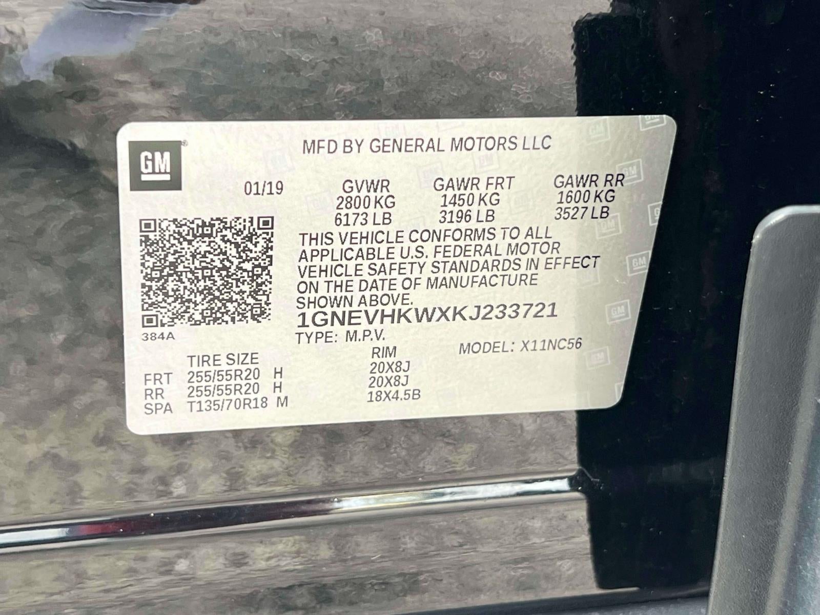 2019 Chevrolet Traverse 3LT