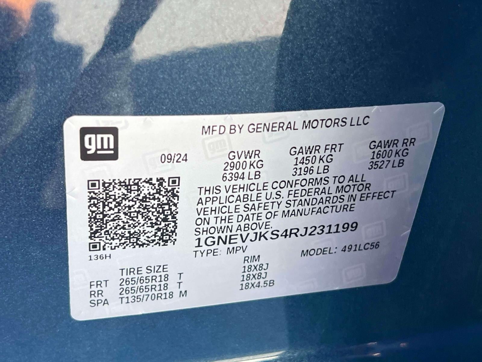 2024 Chevrolet Traverse AWD Z71