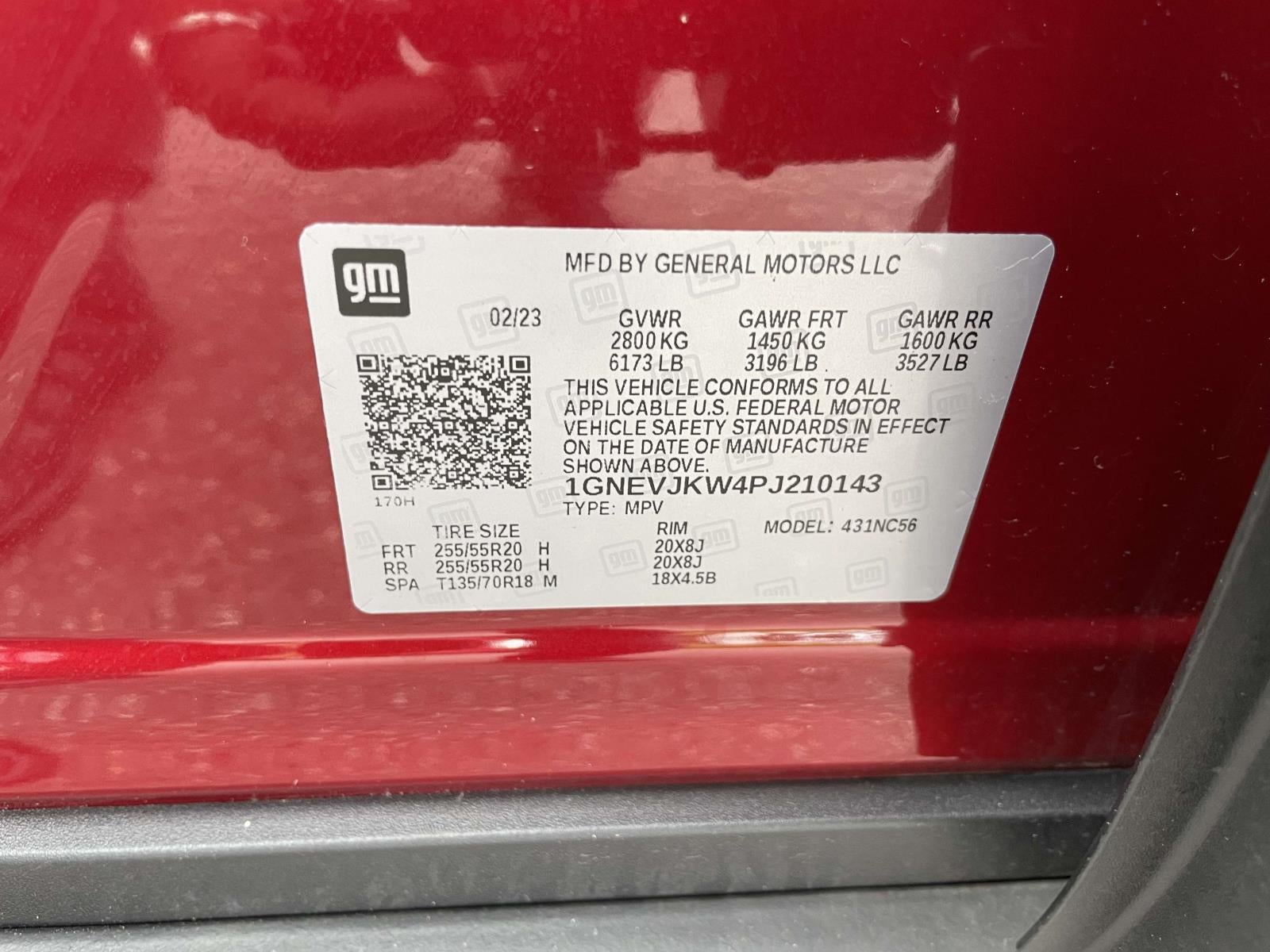 2023 Chevrolet Traverse AWD RS