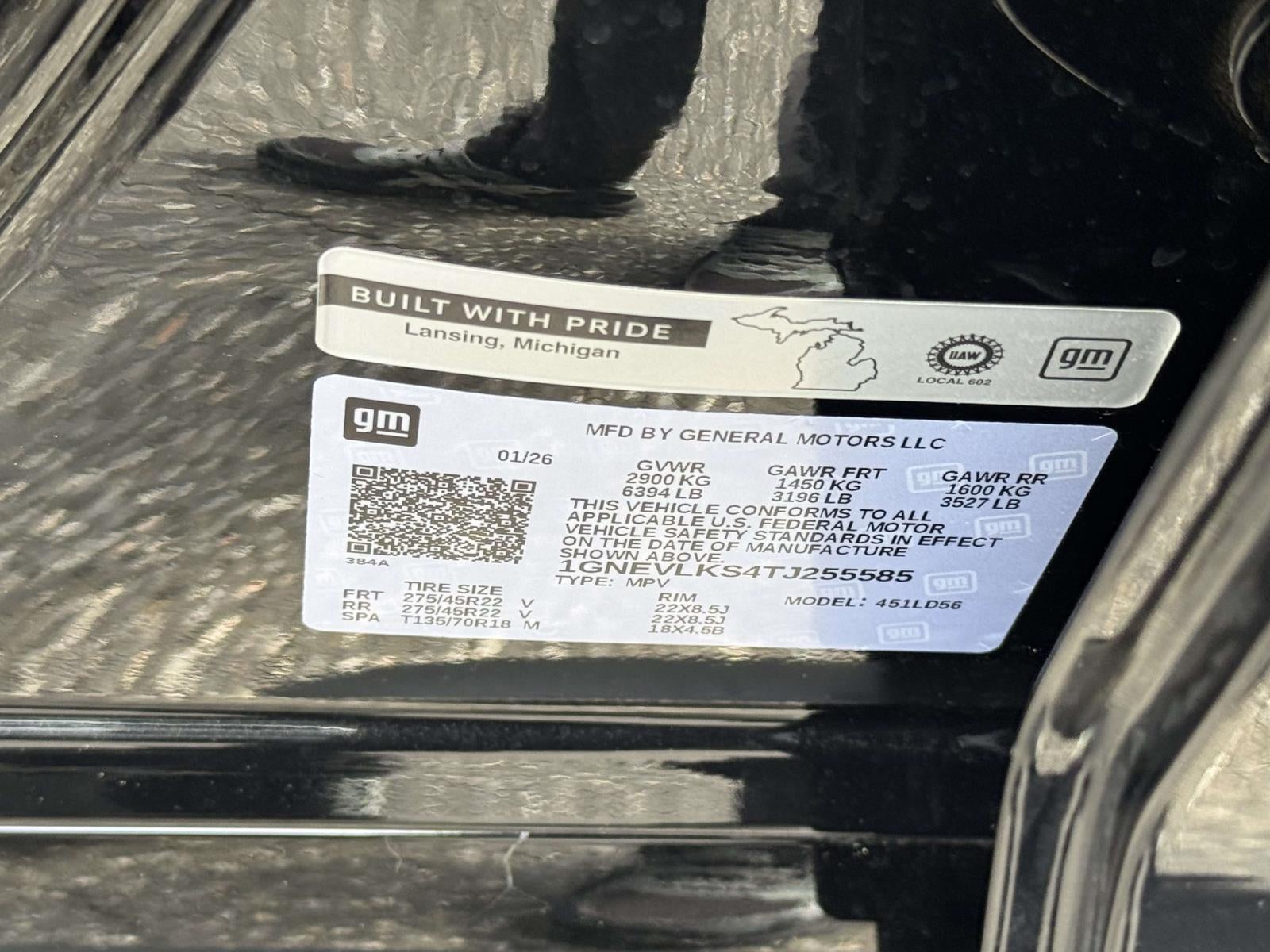 2026 Chevrolet Traverse AWD RS