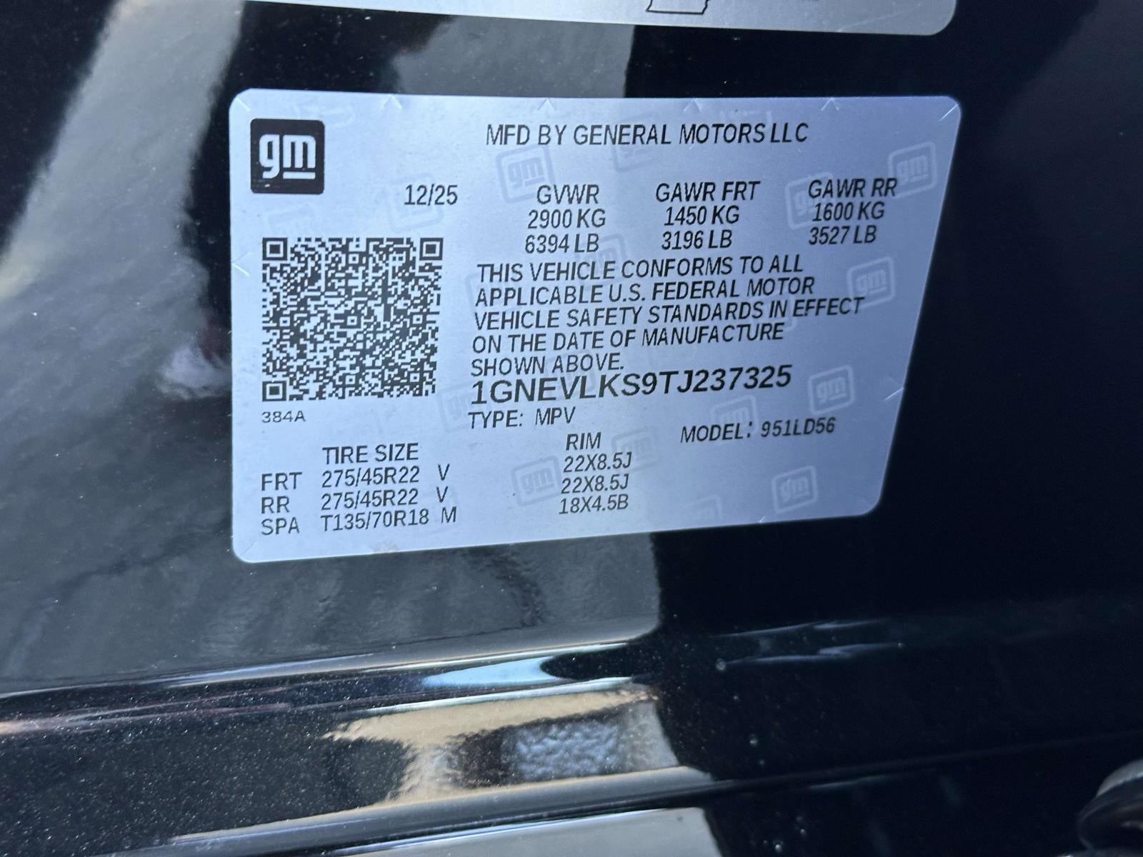 2026 Chevrolet Traverse AWD RS