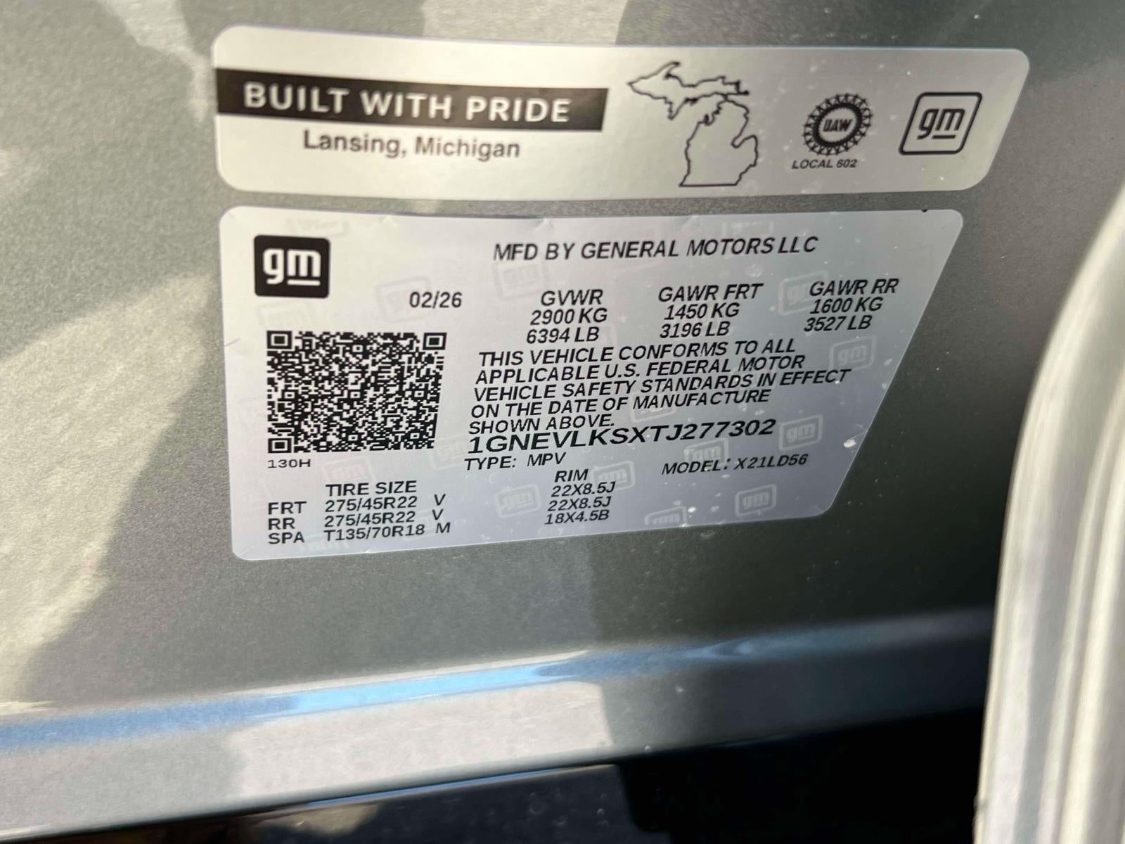 2026 Chevrolet Traverse AWD RS