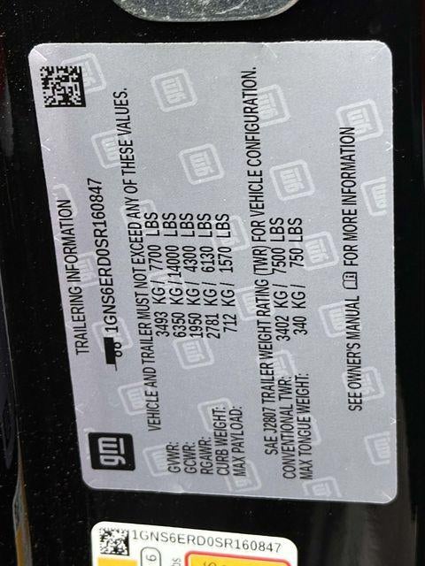 2025 Chevrolet Suburban 4WD RST