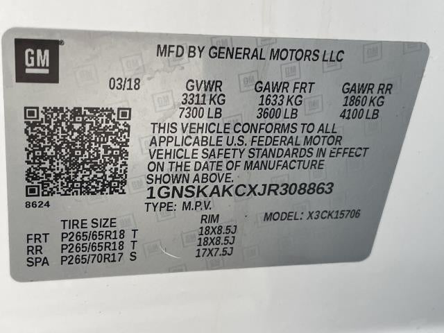 2018 Chevrolet Tahoe LS