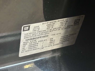 2015 Chevrolet Tahoe LT