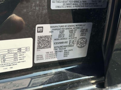 2025 GMC Sierra 2500HD Crew Cab, Standard Bed, AT4, 4WD