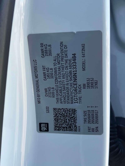 2022 GMC Canyon 4WD Crew Cab Short Box Elevation