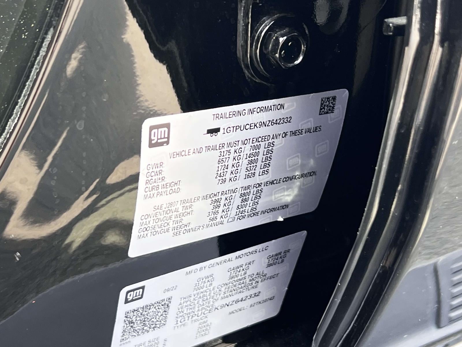 2022 GMC Sierra 1500 4WD Crew Cab Standard Box Elevation