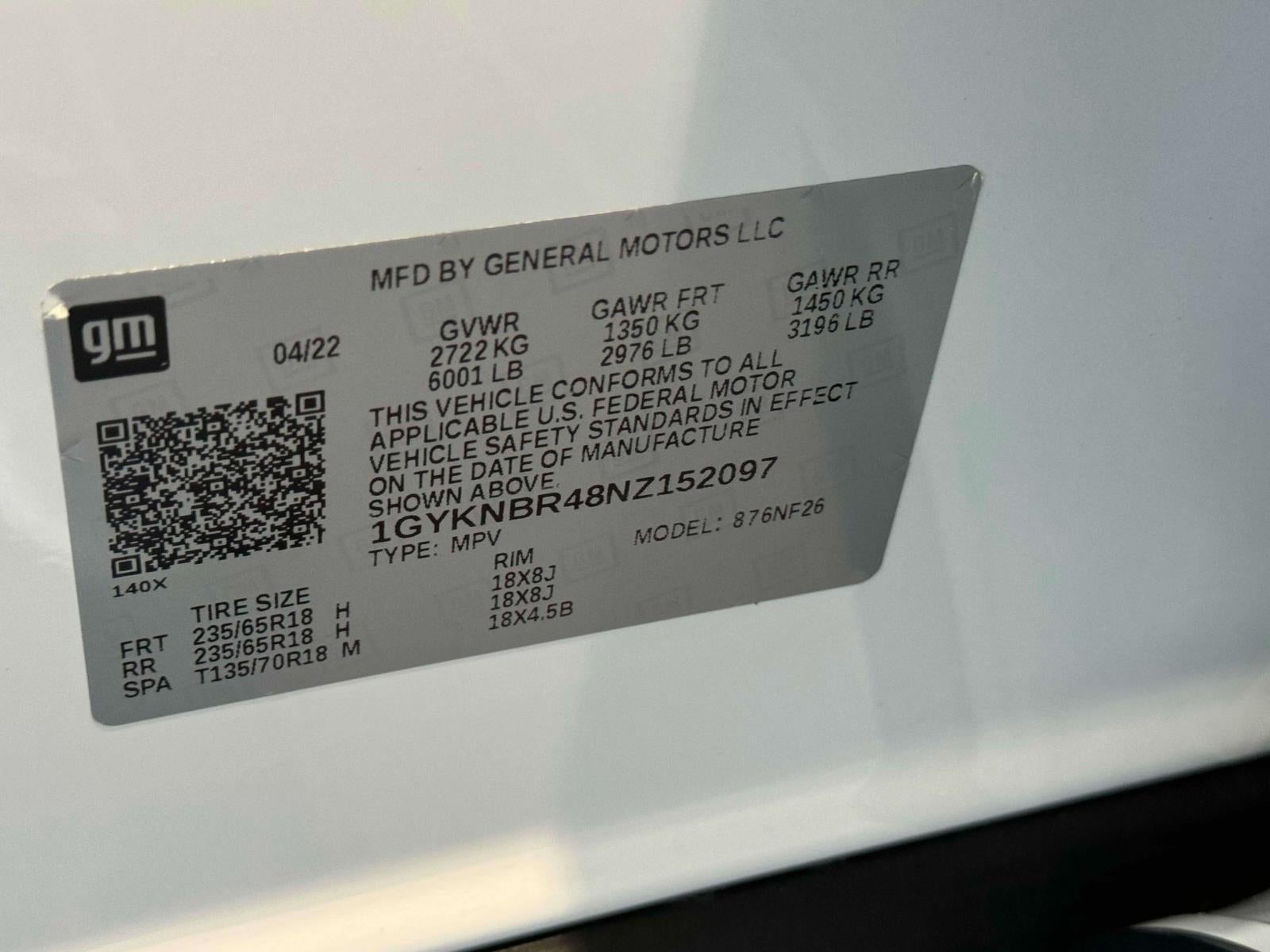 2022 Cadillac XT5 AWD Luxury