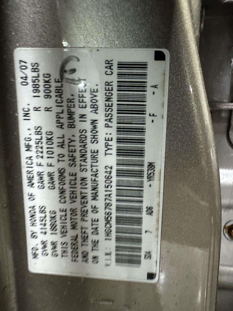 2007 Honda Accord 2.4 EX