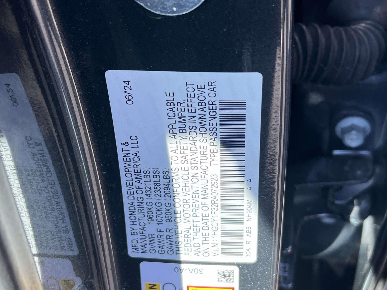 2024 Honda Accord EX