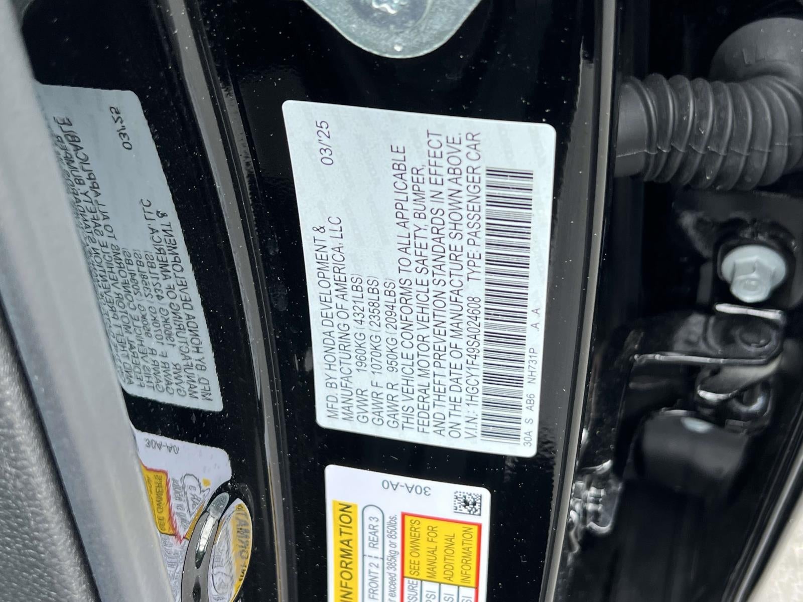 2025 Honda Accord SE
