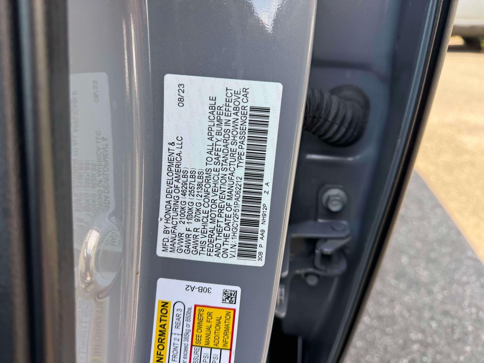 2023 Honda Accord Sport