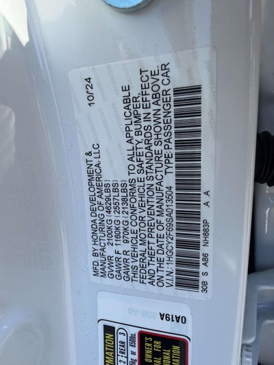 2025 Honda Accord EX-L