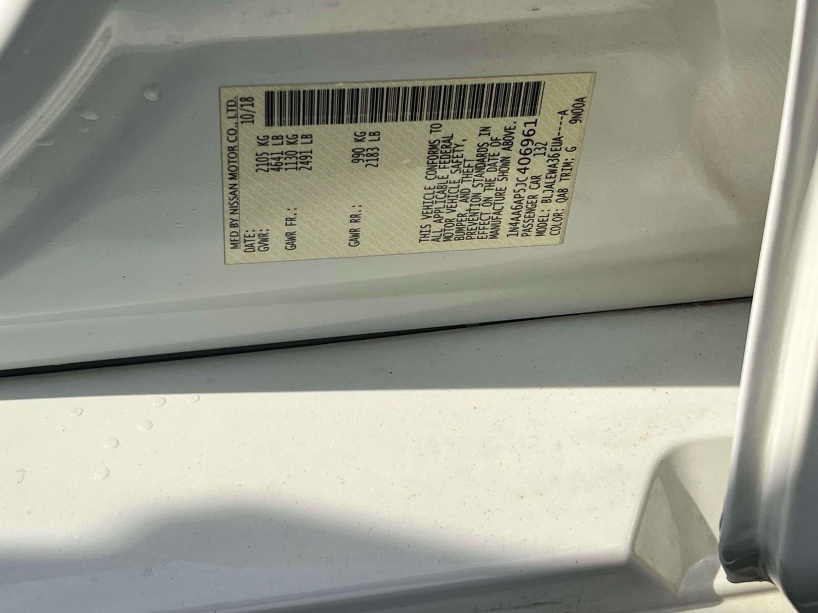 2018 Nissan Maxima 3.5 SL