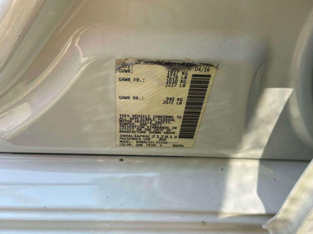 2016 Nissan Altima 2.5 S