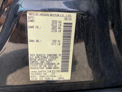 2015 Nissan Altima 2.5 S