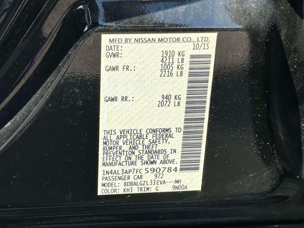 2015 Nissan Altima 2.5 S