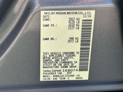 2017 Nissan Altima 2.5 S