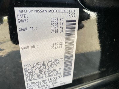 2024 Nissan Altima SR FWD