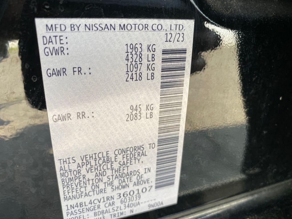 2024 Nissan Altima SR FWD