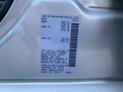 2024 Nissan Altima SR FWD
