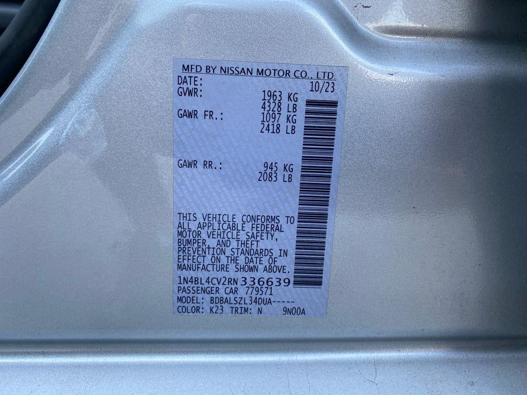 2024 Nissan Altima SR FWD