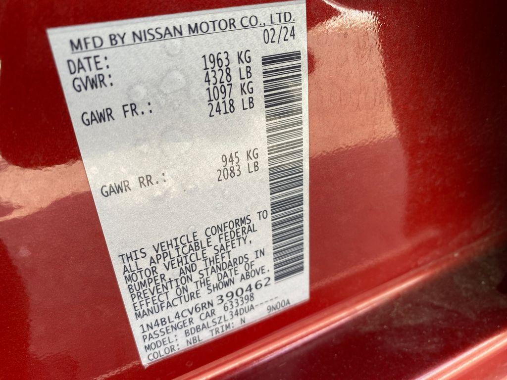 2024 Nissan Altima SR FWD