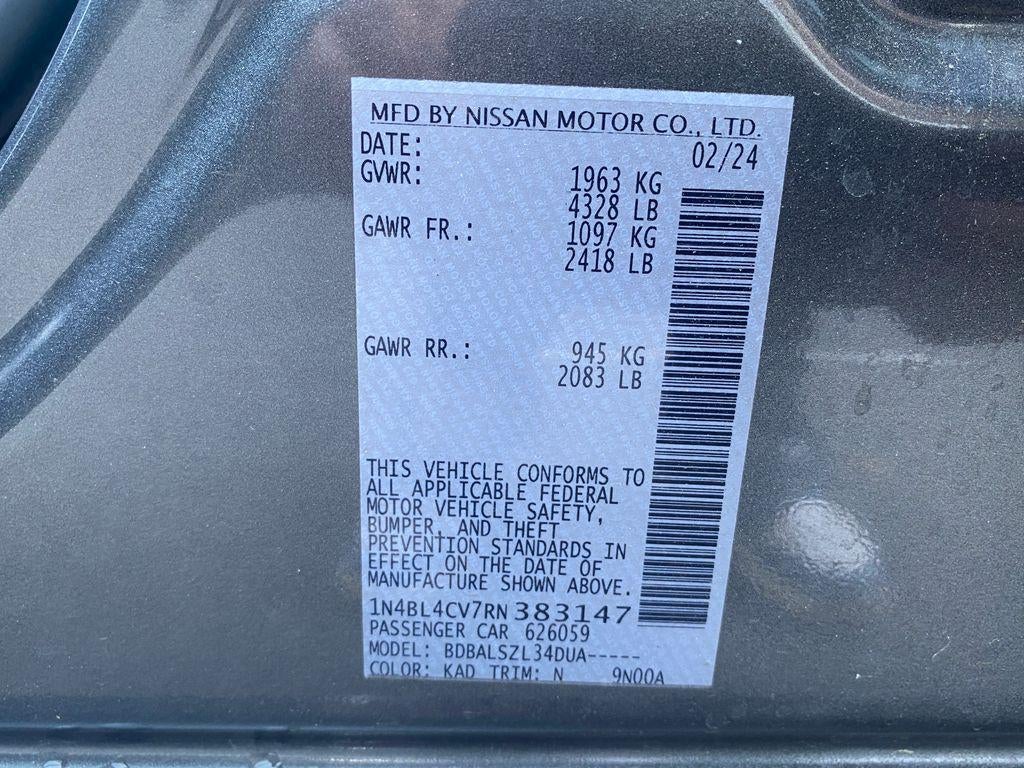 2024 Nissan Altima SR FWD