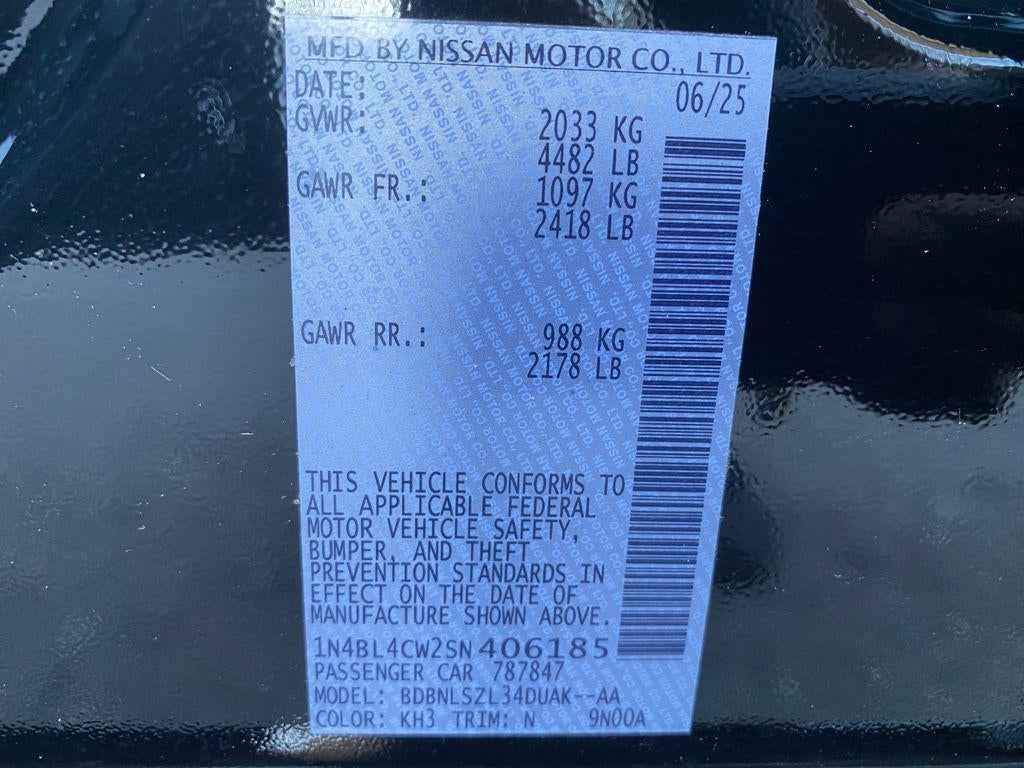 2025 Nissan Altima SR AWD