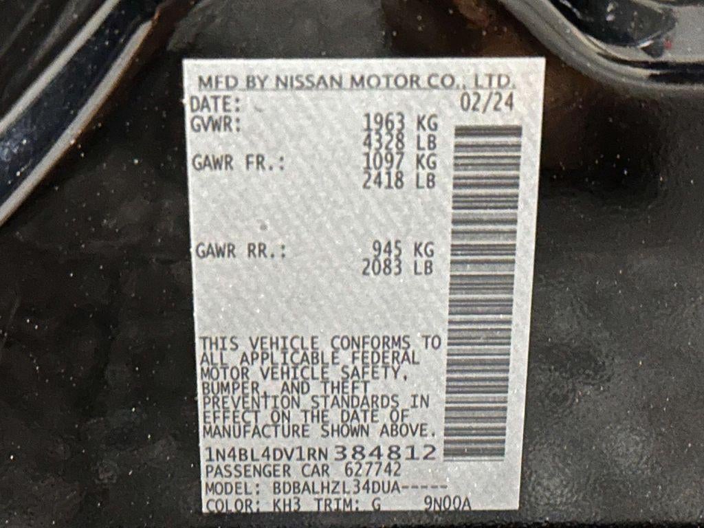 2024 Nissan Altima SV FWD