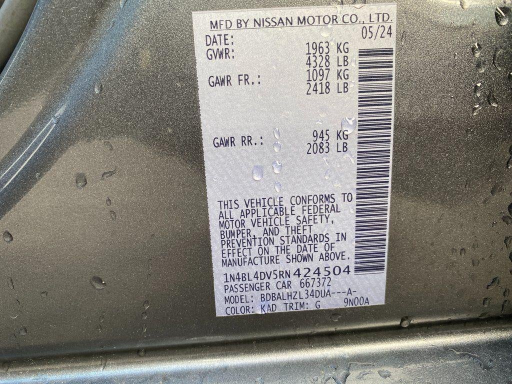 2024 Nissan Altima SV FWD