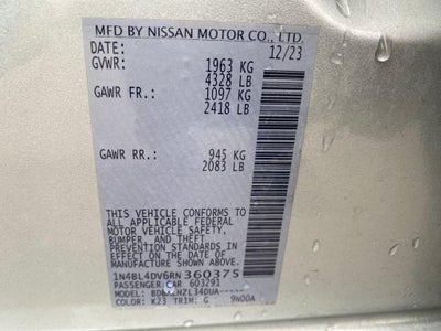 2024 Nissan Altima SV FWD