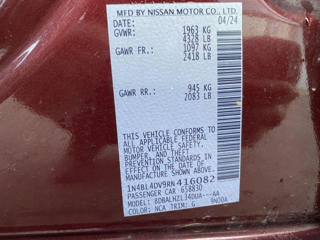 2024 Nissan Altima SV FWD