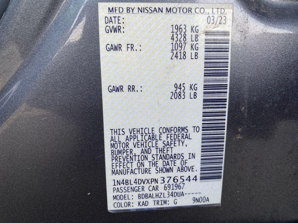 2023 Nissan Altima SV FWD