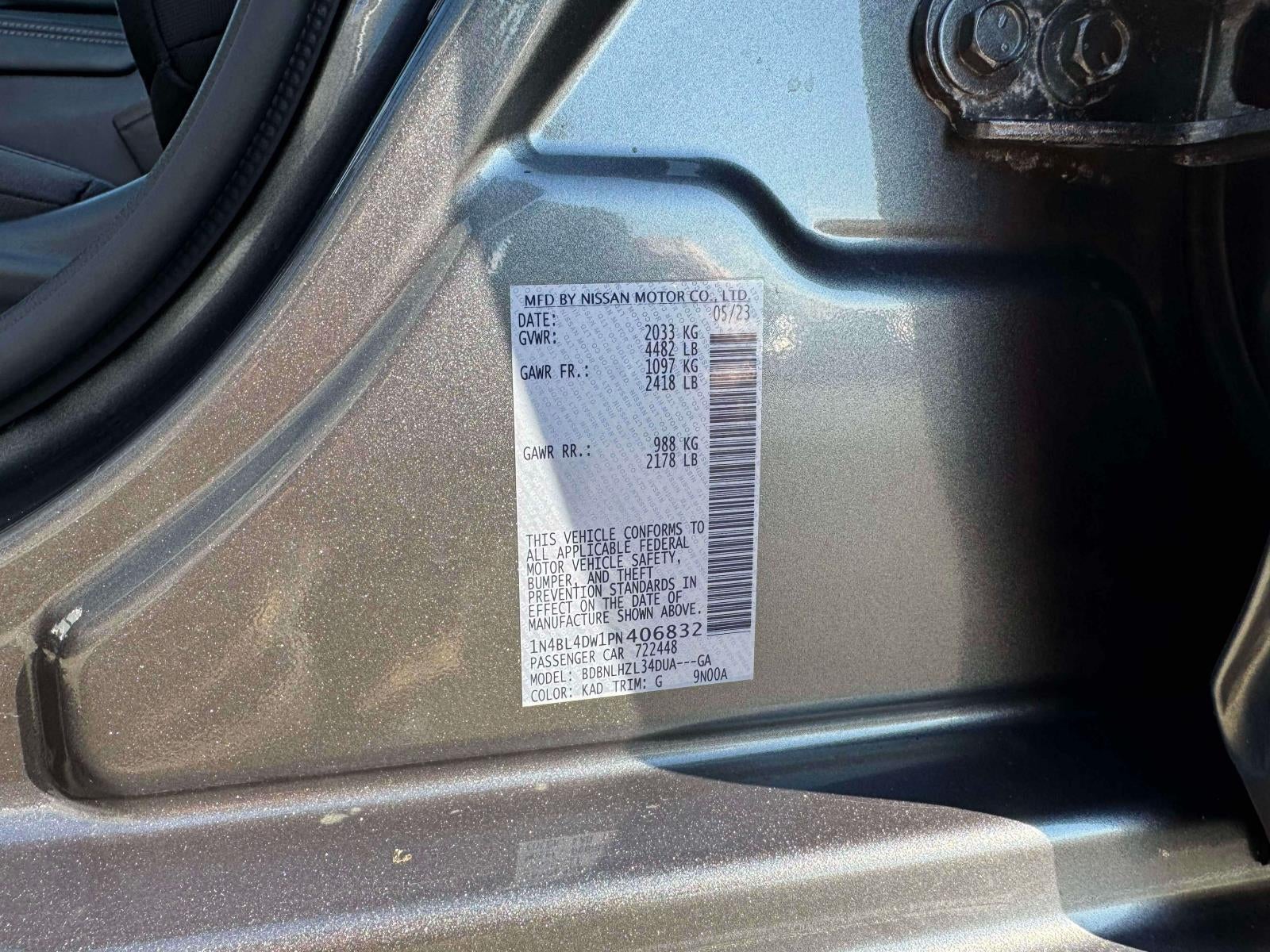 2023 Nissan Altima SV Intelligent AWD