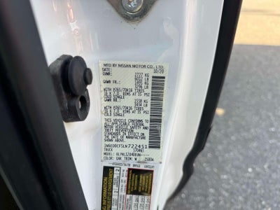 2020 Nissan Frontier King Cab S 4x4