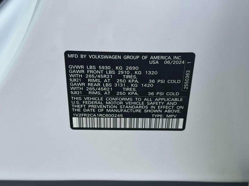 2024 Volkswagen Atlas 2.0T SEL Premium R-Line