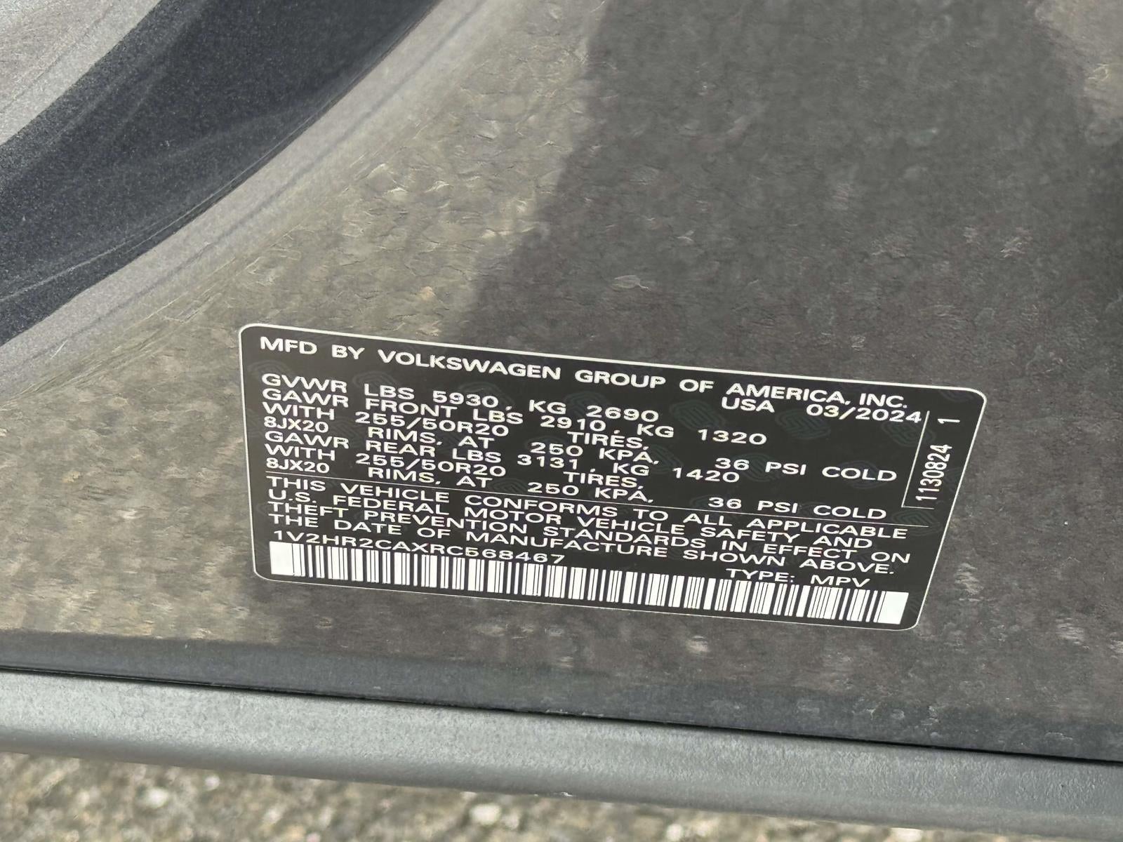 2024 Volkswagen Atlas 2.0T SE w/Technology