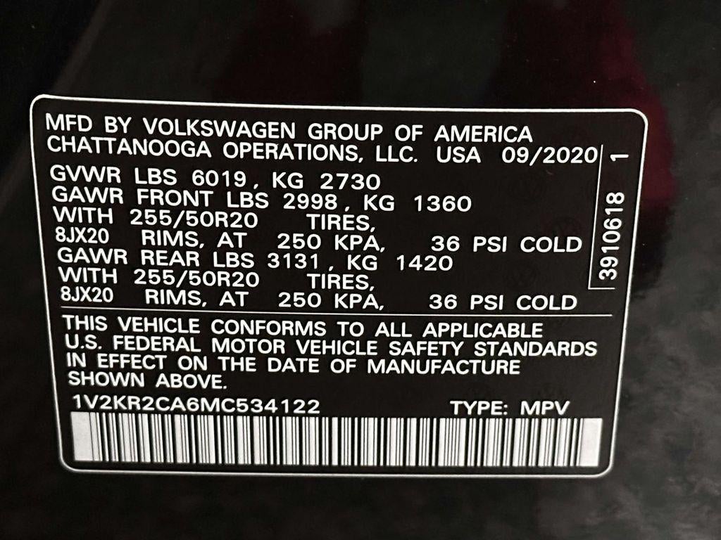 2021 Volkswagen Atlas 3.6L V6 SE w/Technology