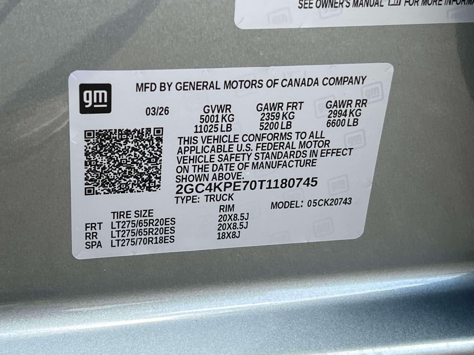 2026 Chevrolet Silverado 2500HD Crew Cab, Standard Bed, LTZ, 4WD