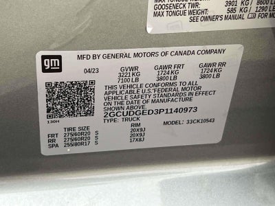 2023 Chevrolet Silverado 1500 4WD Crew Cab Short Bed LTZ